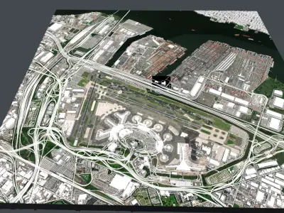 Newark Port 3D model