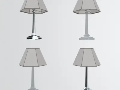 modern office lamp Low-poly 3D model