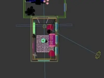 living room 3D model