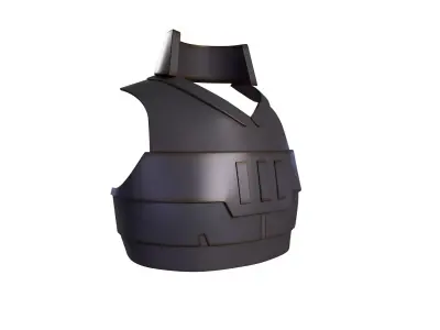 Mandalore the Ultimate Chest Plate Star Wars 3d digital dl 3D print model