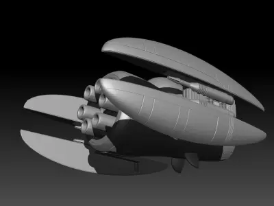 P-83 Star Snub Fighter 3D print model