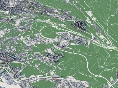 Trieste City Italy 3D model