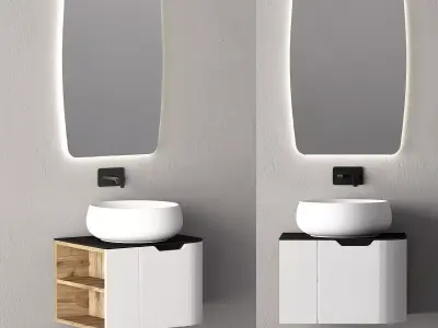 Modern Bathroom Cabinet No 093 3D model