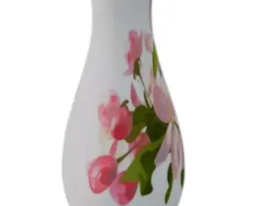 vase  flower  low-poly  Texture