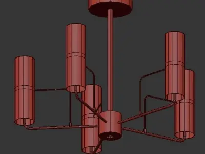 NEVADA light chandelier 3D model