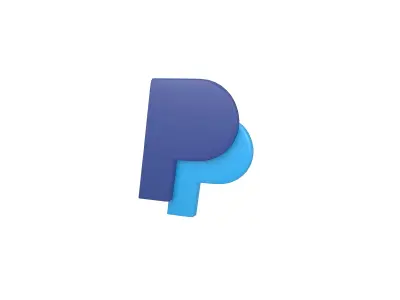 Paypal Logo v2 001 Free low-poly 3D model