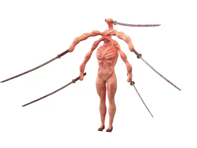 Monster Si Yuk v1 001 Low-poly 3D model