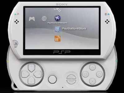 Sony PSP Go N1008 Low-poly 3D model