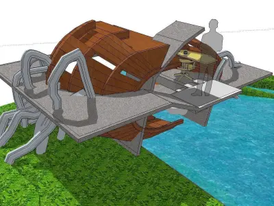 Creative Design-Holiday Cabin-012 3D model