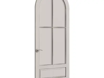  Interior door 12 Low-poly 3D model