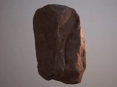 Red Rock modular PBR Low-poly 3D model