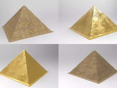 The Great Pyramid -Kheops Khufu Pyramid 3D print model