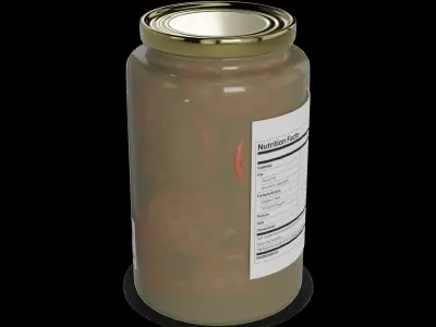 Canned sun-dried tomatoes Canned Sun-Dried Tomatoes 3D model