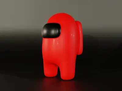 Among Us Character Low-poly 3D model