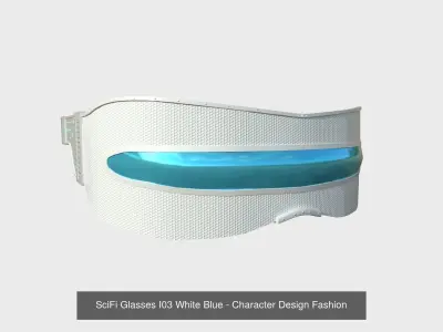 10 SciFi Glasses I Collection - Character Design Fashion 3D Model Pack
