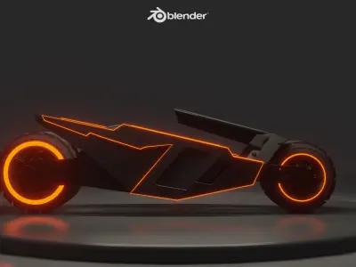 Tron Bike 3D model