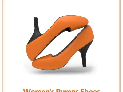  womens Toe Heels 3D model