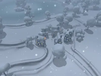 Winterland Vol 1 Low-poly 3D model