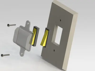 Light switch Free 3D model