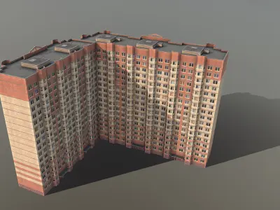 MSK Building 03 Low-poly 3D model