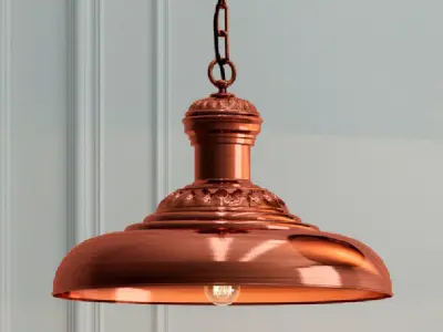Hanging lamp Romatti Antique 3D model
