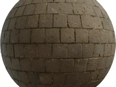 Square Granite Pavers PBR Texture  Texture