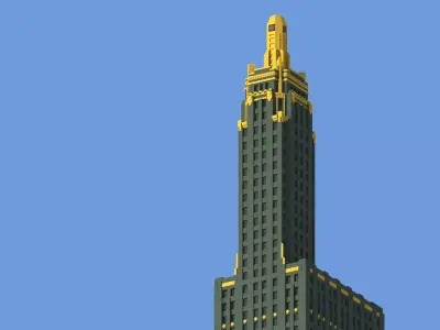 Carbide and Carbon Building 3D print model