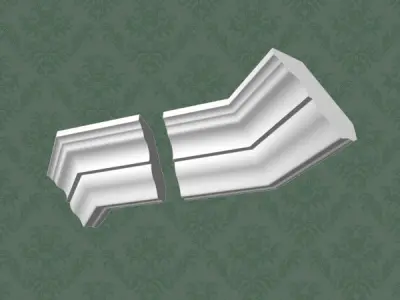 Crown Moulding Kit 4 3D model