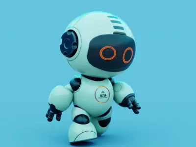 ROBO G-4  Rigged for Unreal Engine - Unity - MIXAMO 3D model