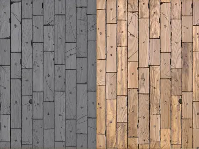 Procedural Wood Plank Texture