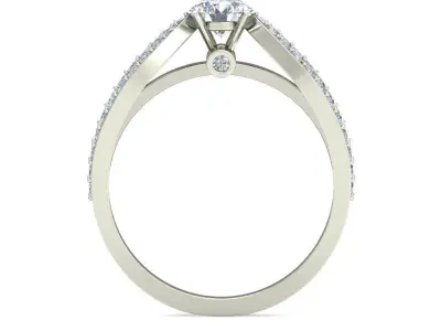 Women Ring  Render 3dm STL OBJ FBX Details 3D print model 66