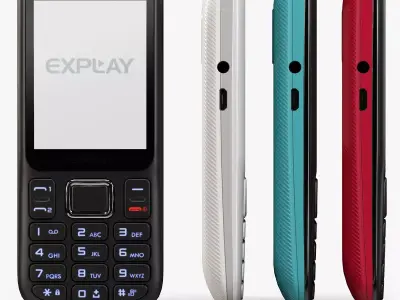 Explay A240 Low-poly 3D model