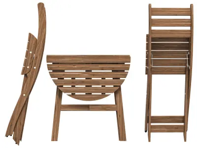 ASKHOLMEN ASKHOLMEN table wall fixture 2 warehouse chairs st  3D model