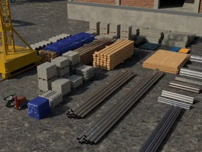 CONSTRUCTION SCENE 3D model