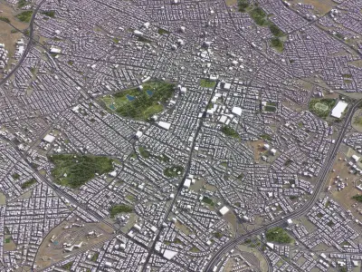 Sulaymaniyah Low-poly 3D model