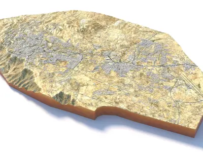 Abha Saudi Arabia 3D model