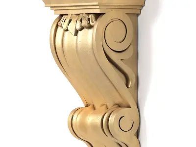 Corbel 10 3D model purchase