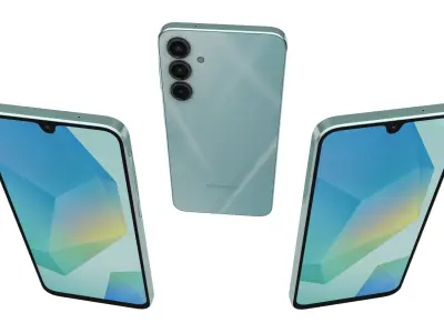 Samsung Galaxy A16 5G Light Green 3D model