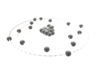 Phosphorus Chemical Element v1 002 Low-poly 3D model