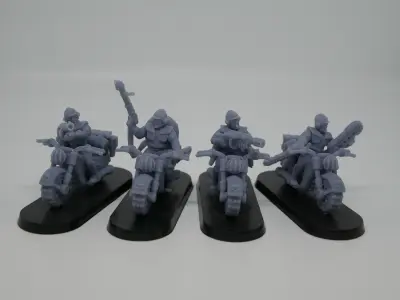Hive-City Guard Rough Rider Squad 3D print model