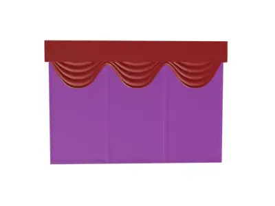 curtain window  3D model