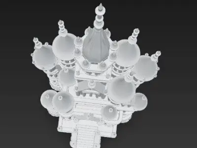 The Magic of Gothic Architecture at Home Detailed Gothic Castle  3D print model