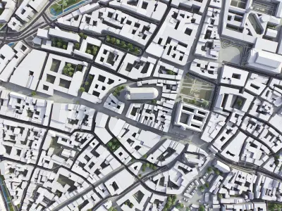 Munich Low-poly 3D model