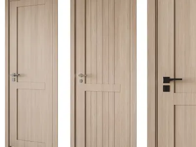 Door set 17 3D model