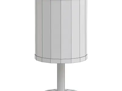 SHADY brass table lamp with shade 3D model