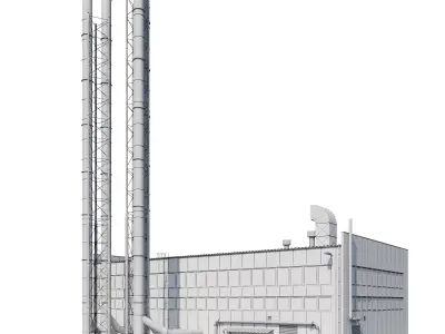 Boiler house 3D model