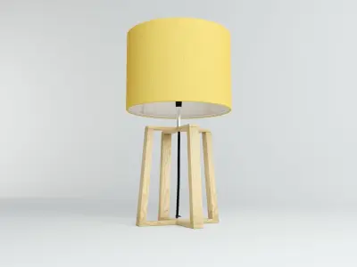 Desk Lamp - Mustard  3D model