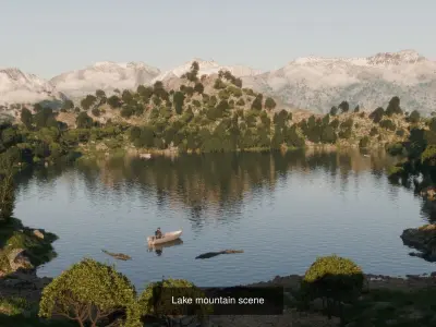 Environment scenes  3D Model Pack