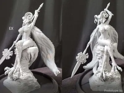 Kulve Taroth Girl 3D print model