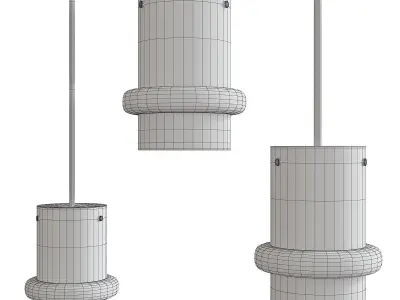 Beckenham One Light Pendant Light Low-poly 3D model